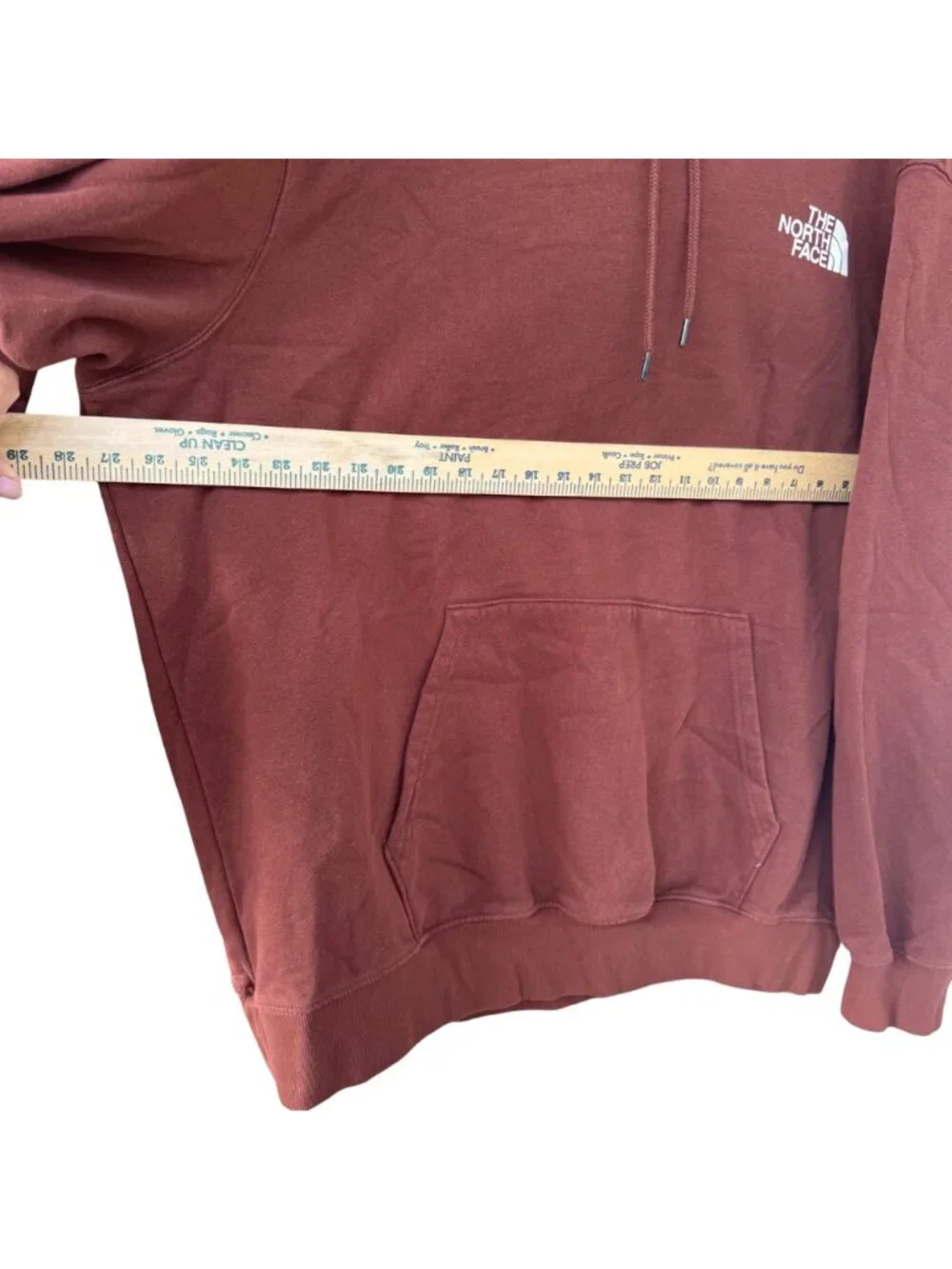The North Face Box NSE Pullover Hoodie Mens XXL Dark Oak Brown Fleece Sweatshirt